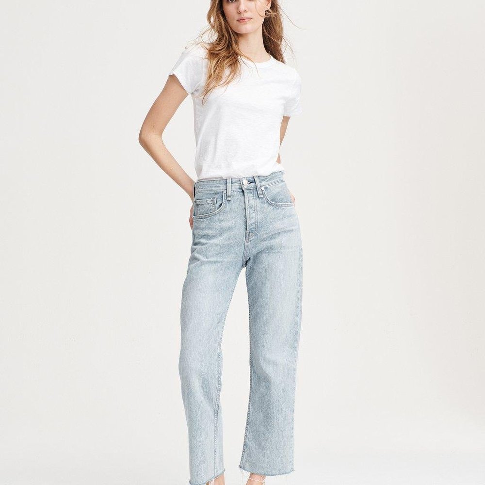 Rag&Bone Maya High Rise Ankle Straight Leg Denim